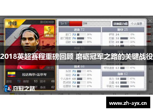 2018英超赛程重磅回顾 磨砺冠军之路的关键战役 2018英超赛程重磅回顾 磨砺冠军之路的关键战役